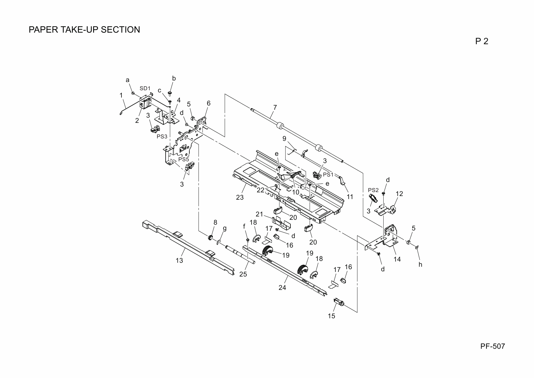 Konica-Minolta Options PF-507 A3PF Parts Manual-4